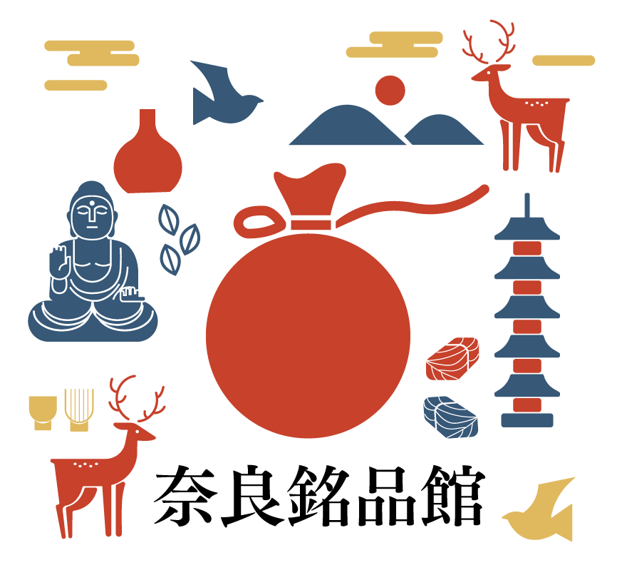 奈良銘品館 コラージュロゴ